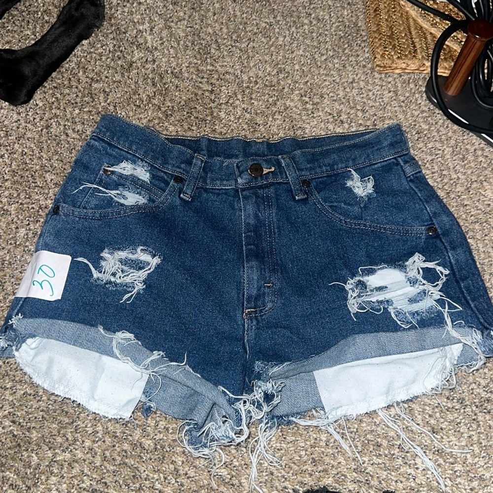 Wrangler Dark Blue Jean Shorts